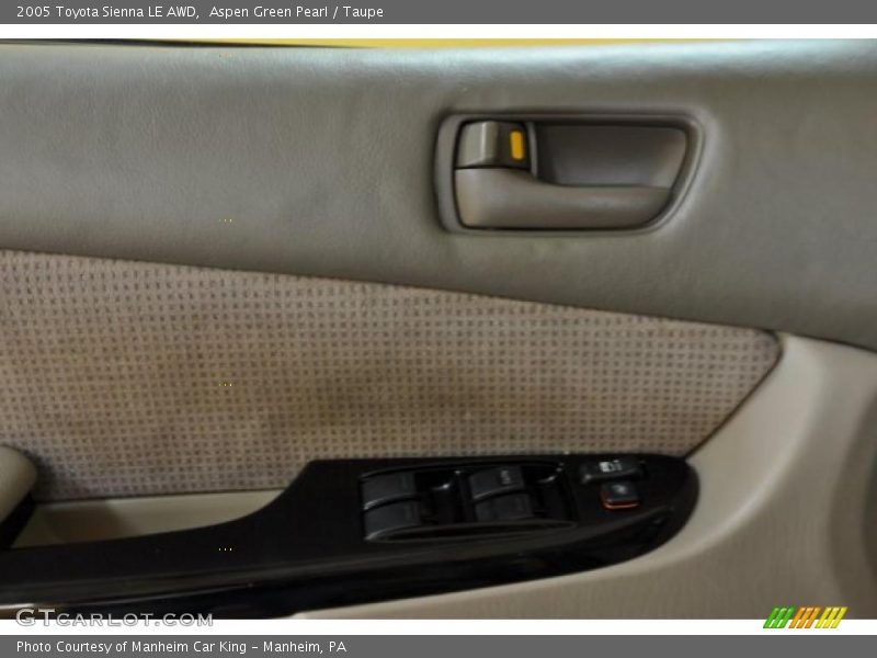 Aspen Green Pearl / Taupe 2005 Toyota Sienna LE AWD