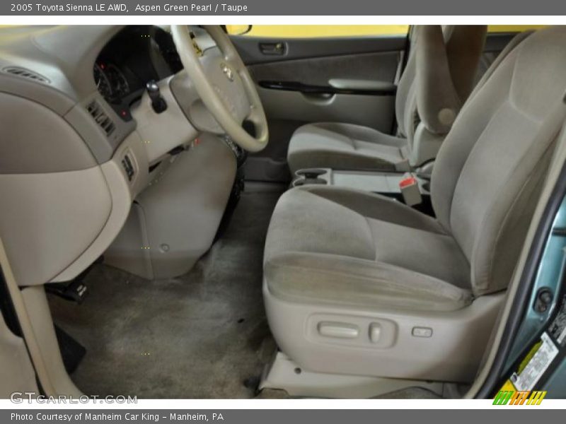 Aspen Green Pearl / Taupe 2005 Toyota Sienna LE AWD