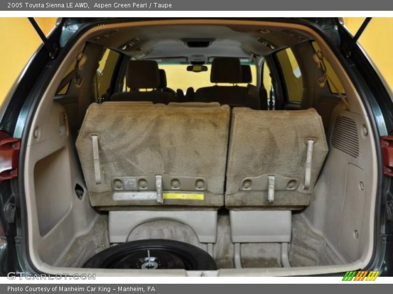 Aspen Green Pearl / Taupe 2005 Toyota Sienna LE AWD
