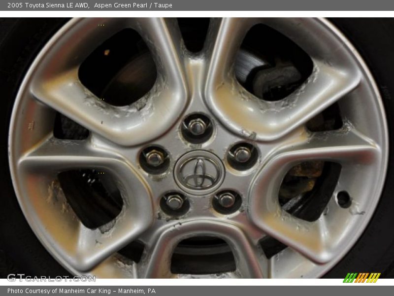 Aspen Green Pearl / Taupe 2005 Toyota Sienna LE AWD