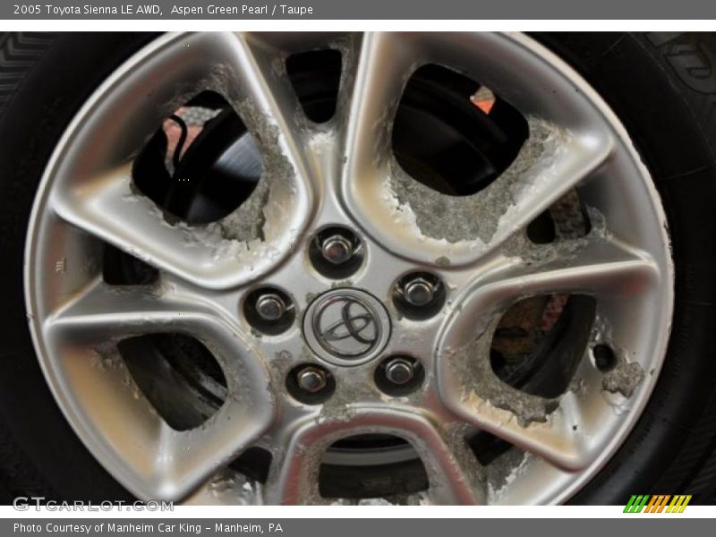 Aspen Green Pearl / Taupe 2005 Toyota Sienna LE AWD