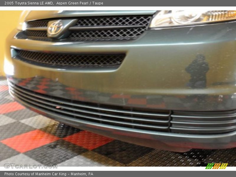 Aspen Green Pearl / Taupe 2005 Toyota Sienna LE AWD