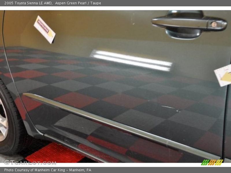 Aspen Green Pearl / Taupe 2005 Toyota Sienna LE AWD