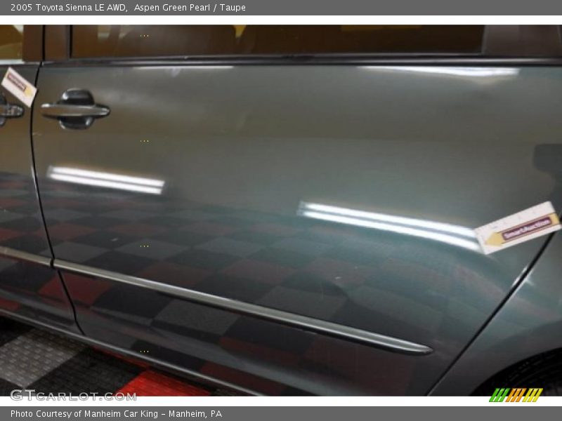Aspen Green Pearl / Taupe 2005 Toyota Sienna LE AWD
