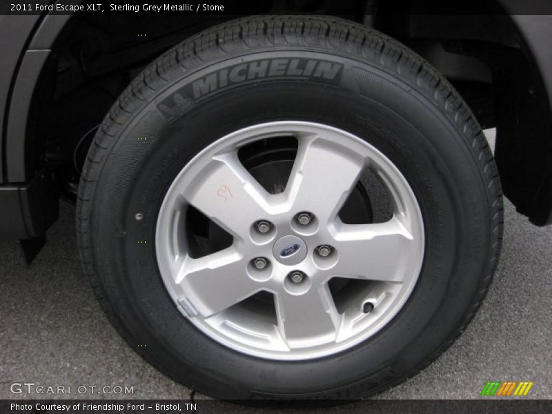 Sterling Grey Metallic / Stone 2011 Ford Escape XLT