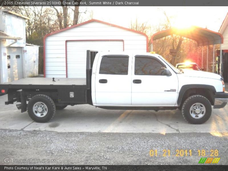 Summit White / Dark Charcoal 2005 Chevrolet Silverado 2500HD Crew Cab 4x4