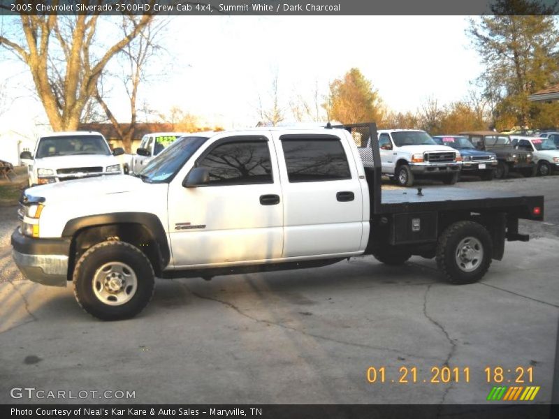 Summit White / Dark Charcoal 2005 Chevrolet Silverado 2500HD Crew Cab 4x4