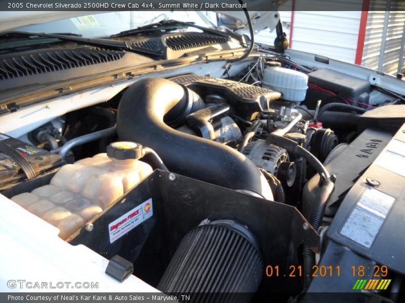 Summit White / Dark Charcoal 2005 Chevrolet Silverado 2500HD Crew Cab 4x4