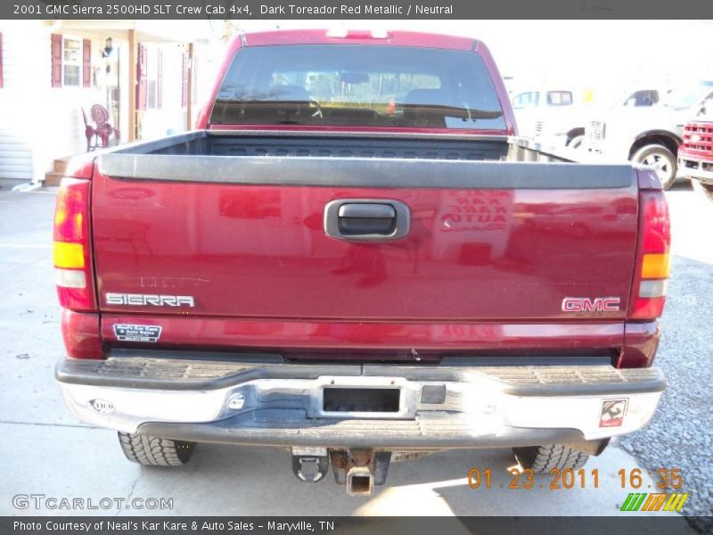 Dark Toreador Red Metallic / Neutral 2001 GMC Sierra 2500HD SLT Crew Cab 4x4