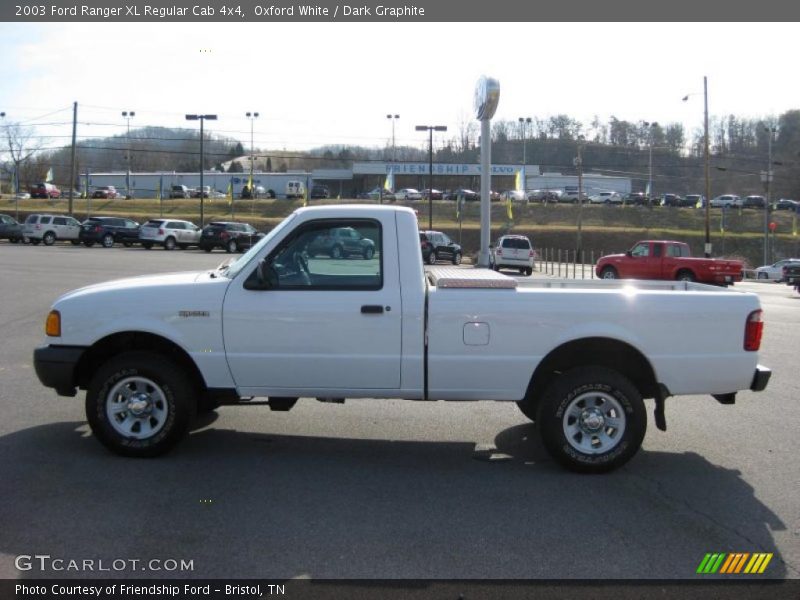 Oxford White / Dark Graphite 2003 Ford Ranger XL Regular Cab 4x4