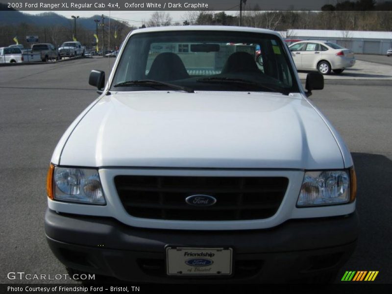 Oxford White / Dark Graphite 2003 Ford Ranger XL Regular Cab 4x4
