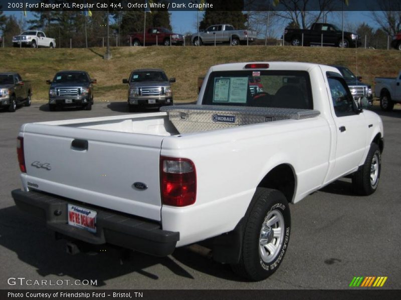 Oxford White / Dark Graphite 2003 Ford Ranger XL Regular Cab 4x4