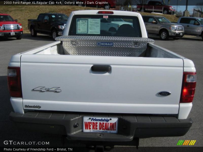 Oxford White / Dark Graphite 2003 Ford Ranger XL Regular Cab 4x4