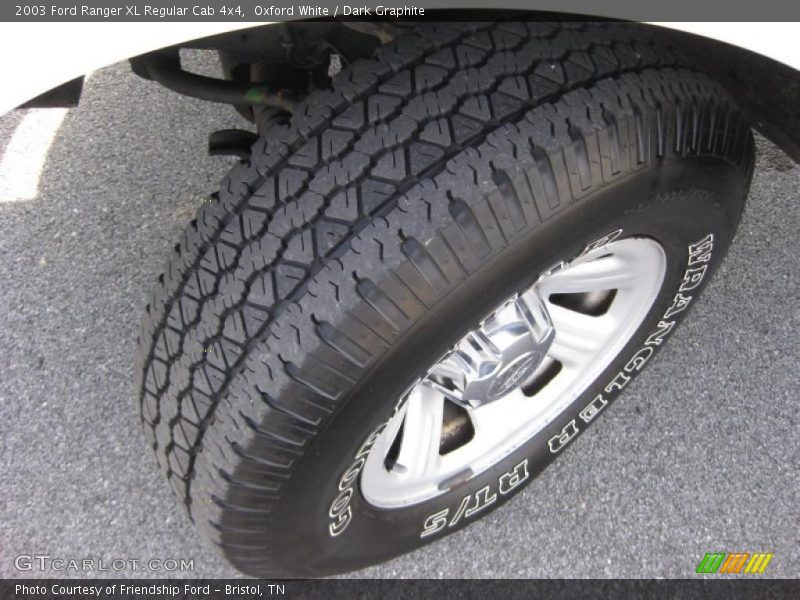Oxford White / Dark Graphite 2003 Ford Ranger XL Regular Cab 4x4