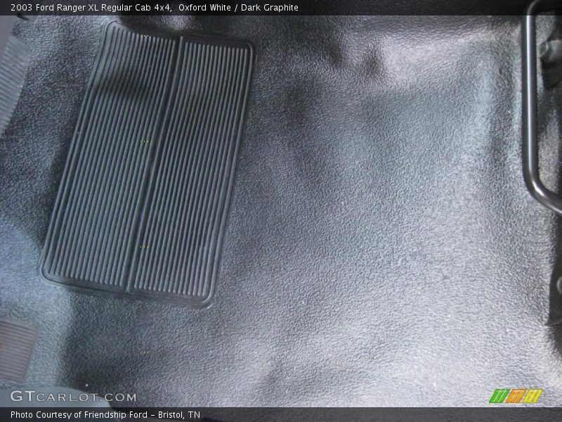  2003 Ranger XL Regular Cab 4x4 Dark Graphite Interior