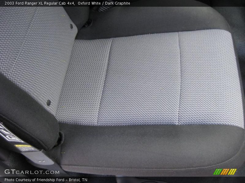 Oxford White / Dark Graphite 2003 Ford Ranger XL Regular Cab 4x4