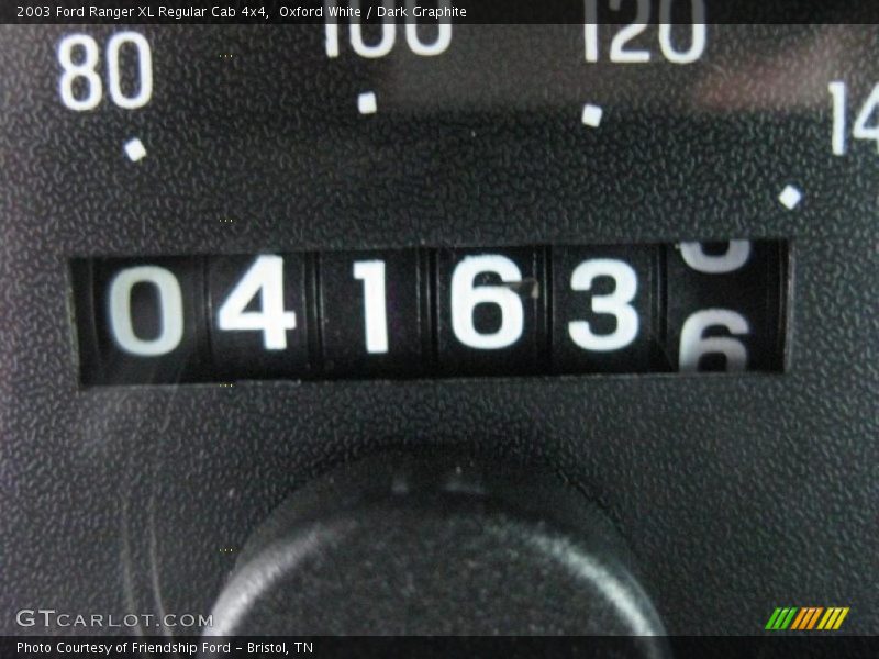 Oxford White / Dark Graphite 2003 Ford Ranger XL Regular Cab 4x4