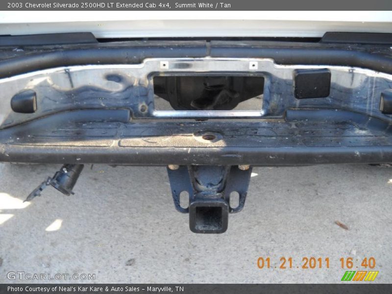Summit White / Tan 2003 Chevrolet Silverado 2500HD LT Extended Cab 4x4