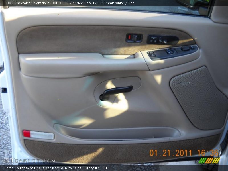 Summit White / Tan 2003 Chevrolet Silverado 2500HD LT Extended Cab 4x4