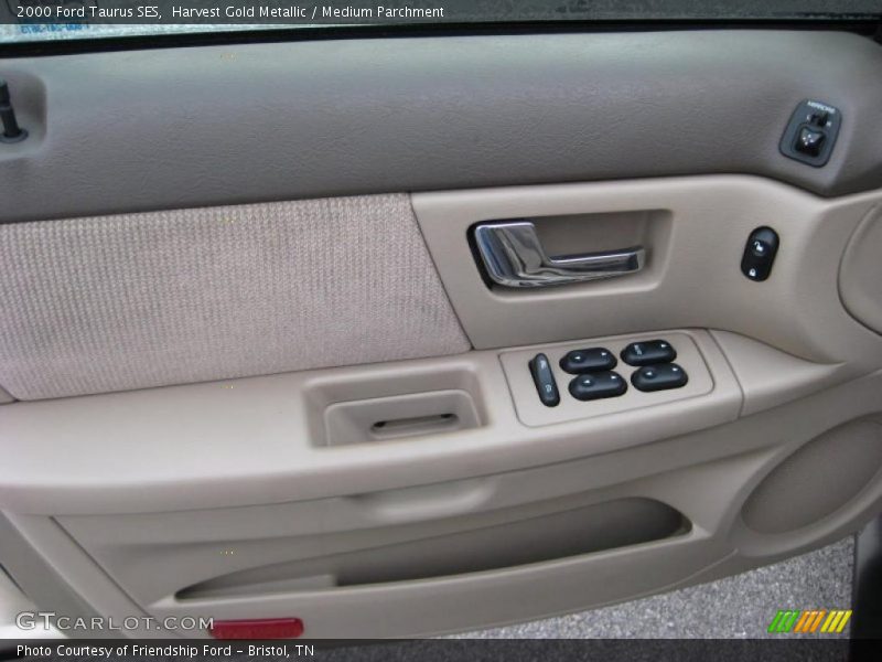 Harvest Gold Metallic / Medium Parchment 2000 Ford Taurus SES