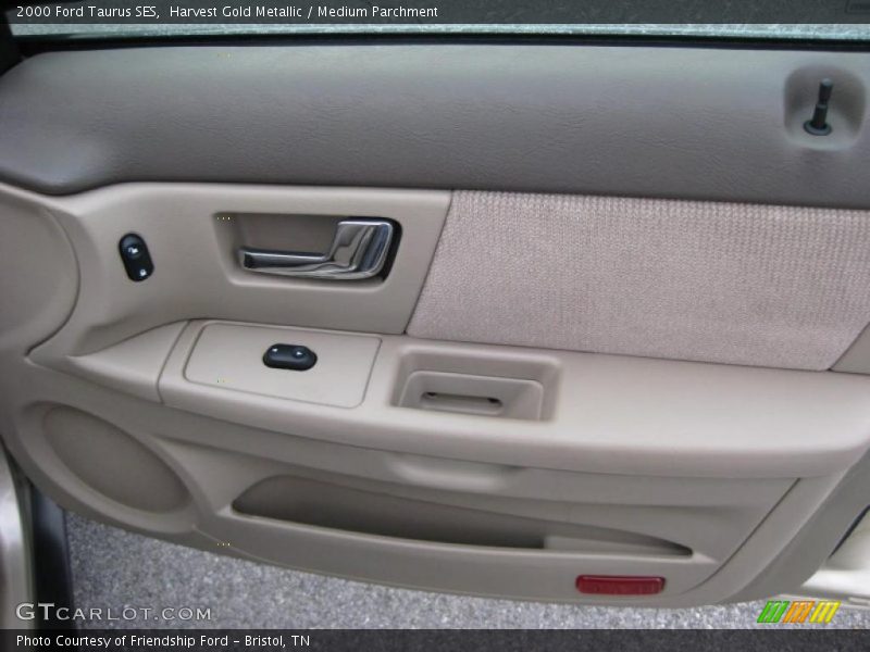 Harvest Gold Metallic / Medium Parchment 2000 Ford Taurus SES