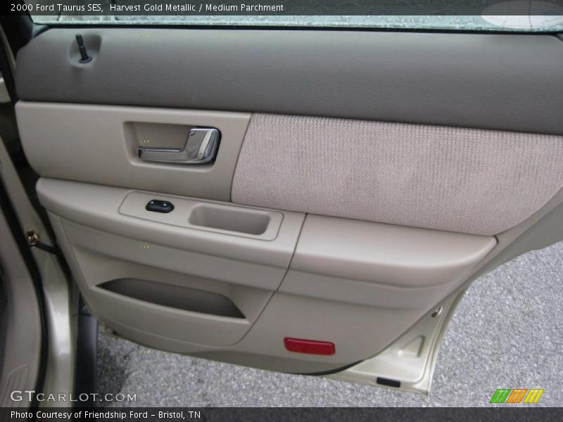 Harvest Gold Metallic / Medium Parchment 2000 Ford Taurus SES