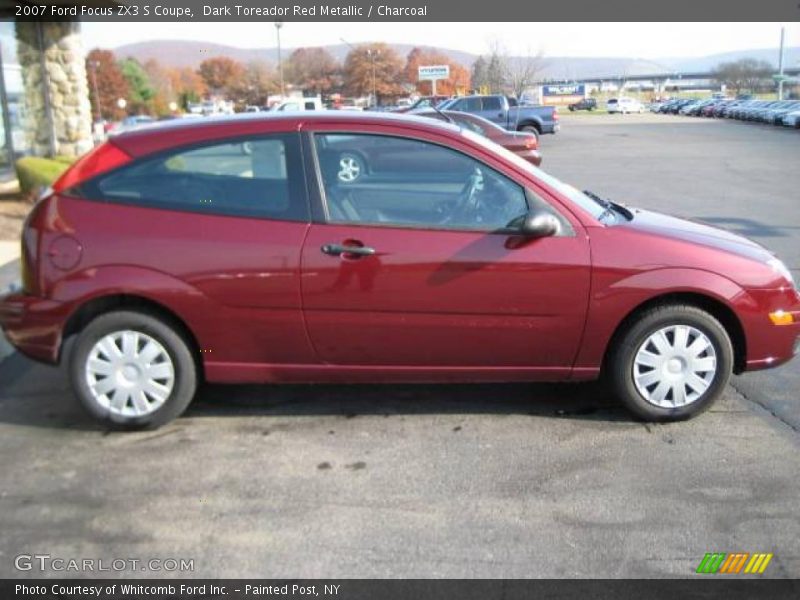 Dark Toreador Red Metallic / Charcoal 2007 Ford Focus ZX3 S Coupe
