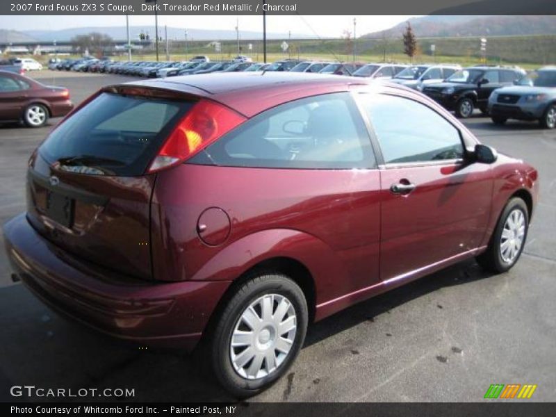 Dark Toreador Red Metallic / Charcoal 2007 Ford Focus ZX3 S Coupe