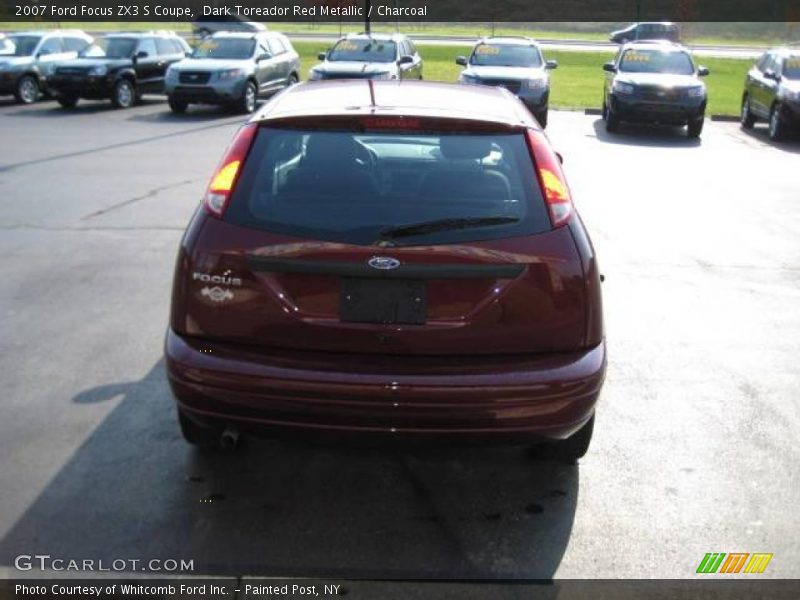 Dark Toreador Red Metallic / Charcoal 2007 Ford Focus ZX3 S Coupe