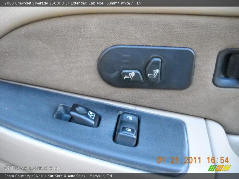 Summit White / Tan 2003 Chevrolet Silverado 2500HD LT Extended Cab 4x4