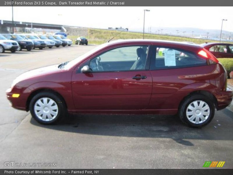 Dark Toreador Red Metallic / Charcoal 2007 Ford Focus ZX3 S Coupe