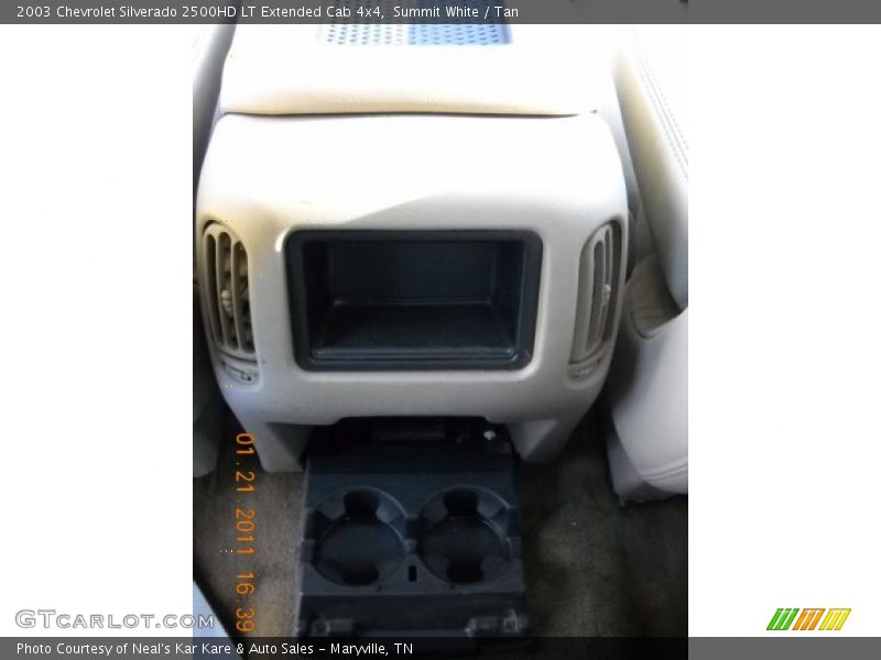 Summit White / Tan 2003 Chevrolet Silverado 2500HD LT Extended Cab 4x4