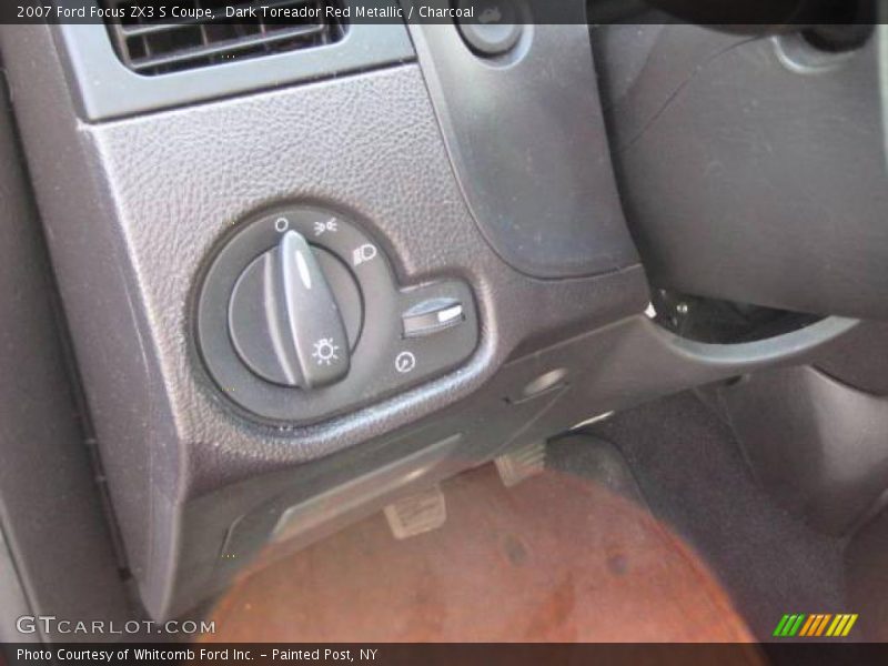 Dark Toreador Red Metallic / Charcoal 2007 Ford Focus ZX3 S Coupe