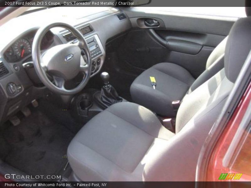 Dark Toreador Red Metallic / Charcoal 2007 Ford Focus ZX3 S Coupe