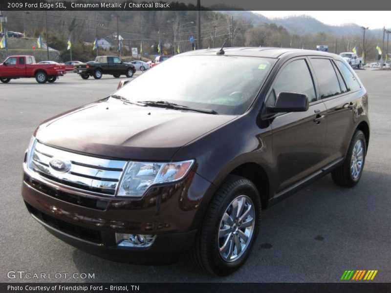 Cinnamon Metallic / Charcoal Black 2009 Ford Edge SEL