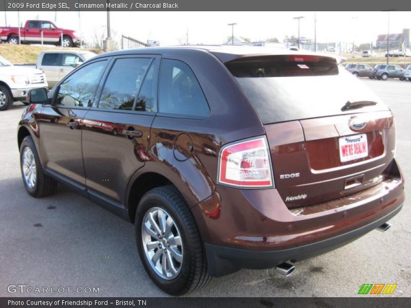 Cinnamon Metallic / Charcoal Black 2009 Ford Edge SEL