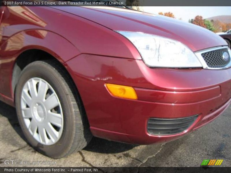 Dark Toreador Red Metallic / Charcoal 2007 Ford Focus ZX3 S Coupe