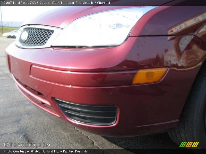 Dark Toreador Red Metallic / Charcoal 2007 Ford Focus ZX3 S Coupe