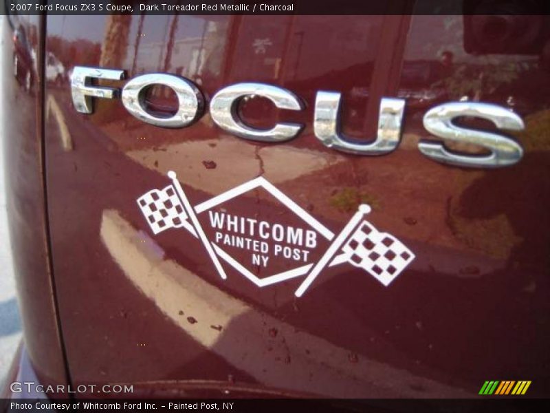 Dark Toreador Red Metallic / Charcoal 2007 Ford Focus ZX3 S Coupe
