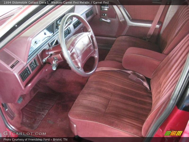  1994 Cutlass Ciera S Garnet Red Interior