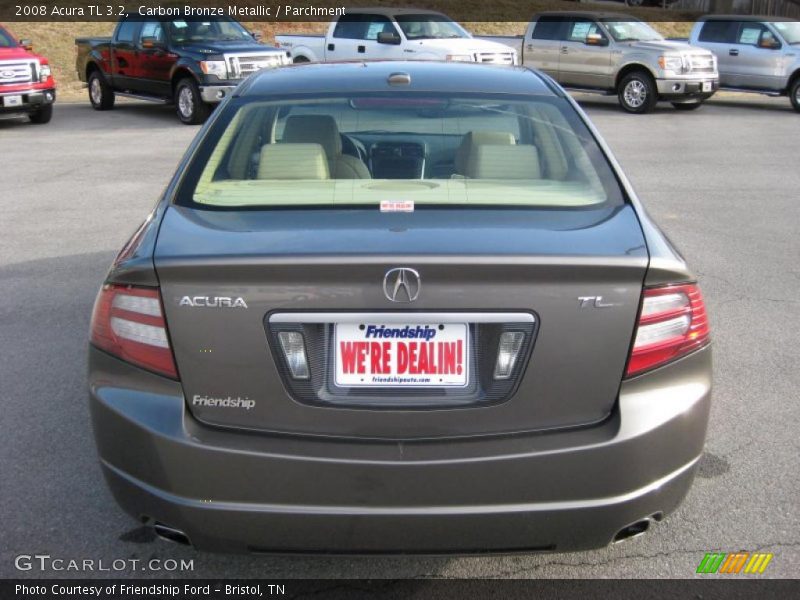 Carbon Bronze Metallic / Parchment 2008 Acura TL 3.2
