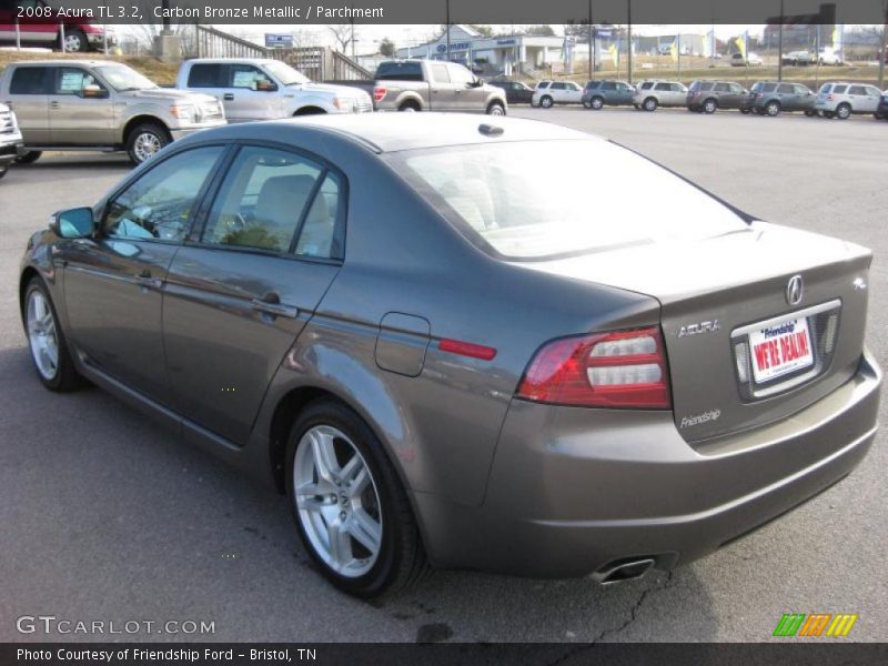 Carbon Bronze Metallic / Parchment 2008 Acura TL 3.2