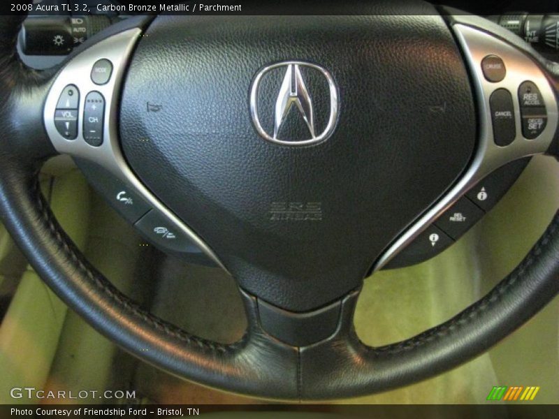 Carbon Bronze Metallic / Parchment 2008 Acura TL 3.2