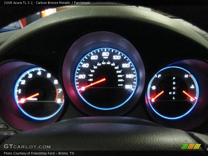 Carbon Bronze Metallic / Parchment 2008 Acura TL 3.2