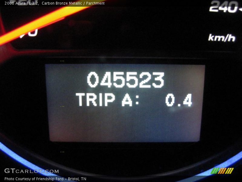 Carbon Bronze Metallic / Parchment 2008 Acura TL 3.2