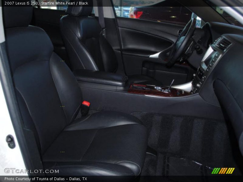 Starfire White Pearl / Black 2007 Lexus IS 250
