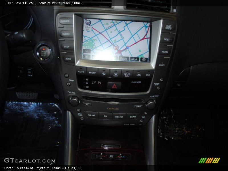 Starfire White Pearl / Black 2007 Lexus IS 250