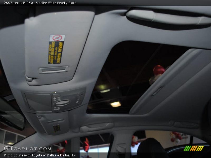 Starfire White Pearl / Black 2007 Lexus IS 250