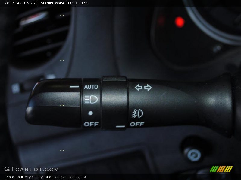 Starfire White Pearl / Black 2007 Lexus IS 250