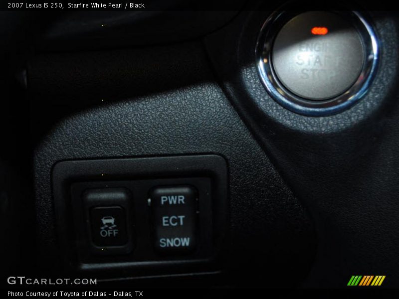 Starfire White Pearl / Black 2007 Lexus IS 250